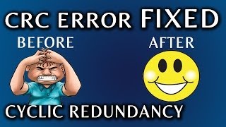 CRC Error Fixed Cyclic Redundancy Error [upl. by Yrdnal]