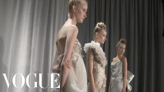 Marchesa Presentation Ready to Wear Spring 2011 Vogue Fashion Week Runway Show [upl. by Draneb558]