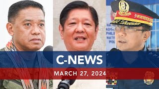 UNTV CNEWS  March 27 2024 [upl. by Sigvard916]