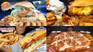 ASMR Fast Food Mukbang compilation 22  Fast Food Asmr  Satisfying eating sounds [upl. by Aronow404]