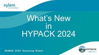 Webinar  Whats New in HYPACK 2024 [upl. by Jez]