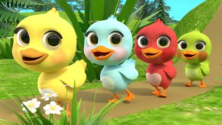 5 Little Ducks song  Newborn Baby Songs amp Nursery Rhymes [upl. by Notrom]