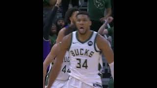 This 3 point celebration by Giannis 💀 [upl. by Emma]