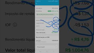 Quanto rende Investimento no CDB do Mercado Pago 108 CDI [upl. by Hanikahs63]