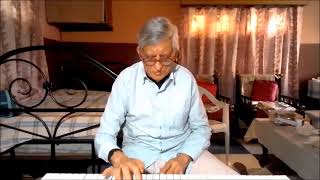 Rabindrasangeet on keyboard Aj nabin megher sur legeche amar mone [upl. by Ajan]