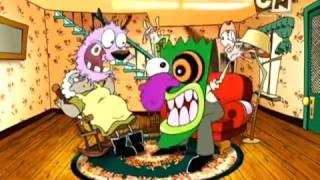 Kurage den Hariga Hunden Courage the Cowardly Dog  Intro SvenskaSwedish [upl. by Nosoj]