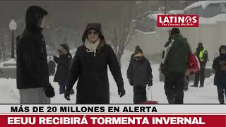 EEUU recibe primera tormenta invernal 2024 [upl. by Nosyk958]