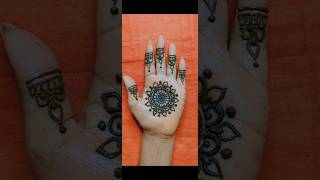 Easy Gol Tikki Mehendi Design mehndi henna art mehndidesign youtubeshorts shorts [upl. by Einnob]