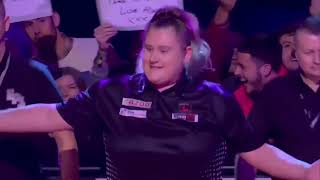 Beau Greaves Walk on  World Darts Championship 2023 [upl. by Ivatts449]