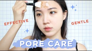 💜GENTLE amp EFFECTIVE PORE CARE ROUTINE • Get Rid of Clogged Pores WITHOUT Stripping Your Skin [upl. by Yelyah]