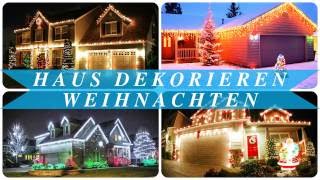 Haus dekorieren weihnachten [upl. by Atiluap]