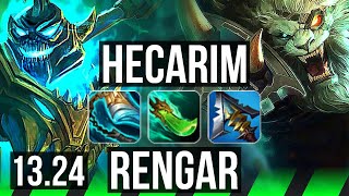 HECARIM vs RENGAR JNG  2015 Legendary Quadra 700 games  NA Master  1324 [upl. by Iarised924]