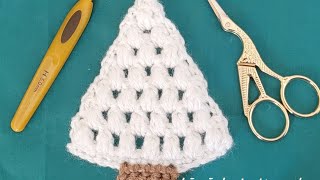 Crochet Christmas tree ornament [upl. by Knowland]