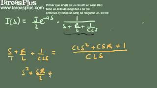 Demostración Impulso en un circuito LRC parte 1 [upl. by Los]