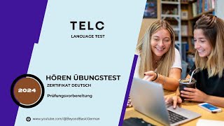 TELC B1 ZERTIFIKAT HÖREN 2024 Modelltest 04 [upl. by Lesiram]