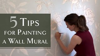 5 Tips for Painting a Wall Mural [upl. by Sheryle]