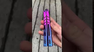 Perfect BRS alpha beast Clone Balisongbutterfly knife [upl. by Enileuqkcaj123]