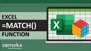 Excel MATCH Function Explained with Examples  Training Lesson 25 [upl. by Enibas]