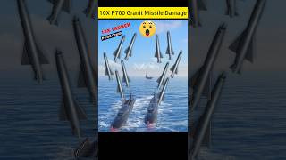 10x P700 Granit Missile Damage 🔥  Modern Warships shorts [upl. by Aramaj889]