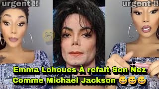 😱Emma Lohoues Refait Son Nez Comme Michael Jackson 😅😅By Richko Bob [upl. by Tamberg]