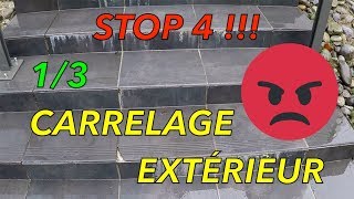 🇫🇷 COMMENT CARRELER UNE TERRASSE EXTERIEUR EN BÉTON  13 SIR 4 ✞ [upl. by Curcio]