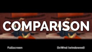 Comparison Rayman 3 PC fullscreen vs windowed DxWnd [upl. by Ezzo214]