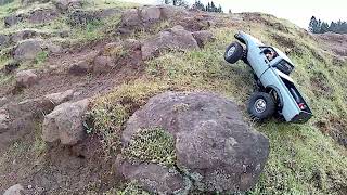 Rock crawling a new spot i found Lt Dan Learning to crawl wplc24 [upl. by Notsew]