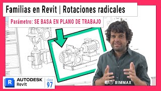 FAMILIAS en REVIT ✅ Cómo rotarlas en cualquier dirección gracias a SE BASA EN PLANO DE TRABAJO [upl. by Ahsrop969]