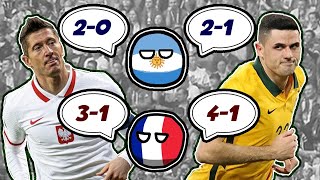 Selecciones que jugaron con las DOS FINALISTAS de cada mundial [upl. by Kaye]