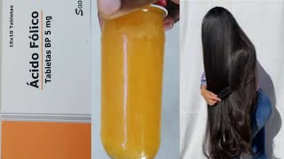 COMO PREPARAR SHAMPOO con ÁCIDO FÓLICO para el CRECIMIENTO del CABELLO [upl. by Aicenav]