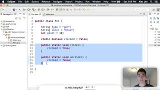 ObjectOriented Programming Java Tutorial Java OOP 71 [upl. by Norvin]