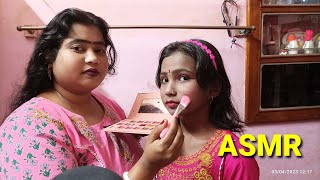 ASMR Makeup 💄 my sister special sound [upl. by Nessy]