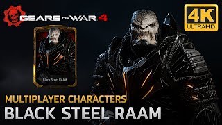 Gears of War 4  Multiplayer Characters Black Steel RAAM [upl. by Adnilra]