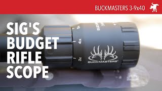 Sig Sauer Buckmasters 39x40 scope [upl. by Selinda]