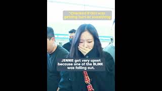 JENNIE in Shock 😲😢 The Moment a Fan Got Hurt jennie shorts blackpink [upl. by Pedersen115]