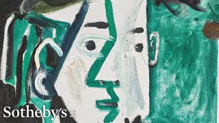 Pablo Picassos Autobiographical Masterpiece  Le Peintre  Sothebys [upl. by Navanod]