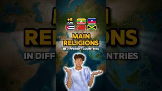 🛐The Main Religion In Different Countries [upl. by Gwenore]