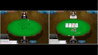 NLHE durrrr vs SanIker pt1 High Stakes Full Tilt Poker Online Cash Game [upl. by Nelleyram638]