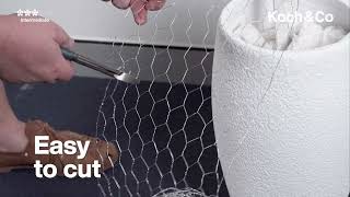 Watch amp Learn How To Make A Chicken Wire Standing Spray [upl. by Cunningham381]