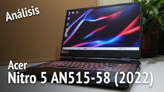 Análisis Acer Nitro 5 AN51558 2022 12700H  RTX 3060 [upl. by Bohon380]