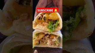 Chicken swarma wrap 😋 ytshorts minivlog recipe chicken foodlover commentlikewrap subscribe [upl. by Eciralc256]