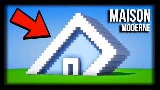 TUTO  COMMENT CONSTRUIRE UNE MAISON MODERNE DANS MINECRAFT [upl. by Midian]