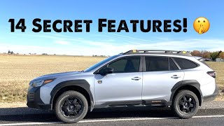 Top 14 Hidden Subaru Features Forester Outback Crosstrek Ascent WRX and Impreza [upl. by Eilyw]