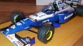 118 Minichamps Damon Hill 1995 Rothmans Conversion  Williams FW17 Renault  Diecast Review [upl. by Borg]