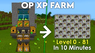 SIMPLE 117 XP FARM TUTORIAL in Minecraft Bedrock MCPEXboxPS4Nintendo SwitchPC [upl. by Ruffo]