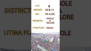 UPCOMING IJTEMA 2025 in TELANGANA 👳ijtema 2025 travel namaz jamat viralvideo trending shorts [upl. by Ashlen]