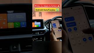 Wirless Android AutoCarplay by using Carlizem car adapter ✅  shorts carlizem [upl. by Jorry]