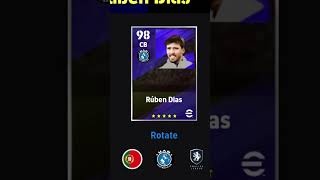 Ruben dias 🔥☠️ top10goalsinpesmobile efootball rmadrid footballteam [upl. by Goodhen662]