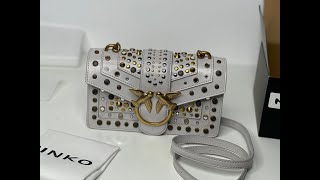 Pinko  Love Mini Icon Studs Bag unboxing [upl. by Concordia]