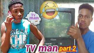 Tv  man part 2 ft oryon comedy 😂😂 [upl. by Spark507]